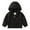 Black, variant on Hotiary Toddler Baby Boy Hooded Jacket Cotton Long Sleeve Solid Color Zipper Coat with Pockets Kids Casual Spring Fall Outwear Clothes Black for 2-10Y
