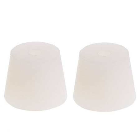 

JUNTEX Wine Brew Stopper With Hole Breathable Silicone Rubber Plug Plunger 2 Pcs
