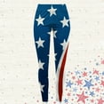thumbnail image 5 of Siilsaa 4th of July Leggings for Women Womens Clothes Leggings Independence Day Print Leggings Women Casual Pants Dark Blue,XL, 5 of 5