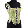 thumbnail image 4 of NMMUED Medieval Costume Women Renaissance Costume Women Embroidered Tops for Women Renaissance Corset Gothic Clothes for Women Gothic Corset Tops for Women Overbust Corset Tops for Women Green 2 XXL, 4 of 6