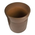 thumbnail image 2 of Afuera Living  Modern 22" Round Modern Planter in Taupe Brown, 2 of 3