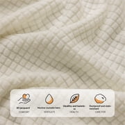Air Conditioner Cover 75-96cm Elastic Cloth Dustproof for Wall-Mounted Units Split Indoor AC Covers, beige