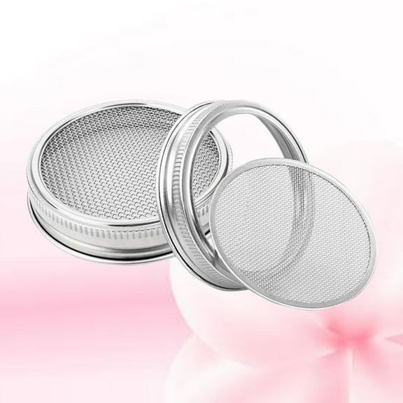 LIFKOME  2 Pcs Fermenting Growing Food Grade Sprout Lid Seed Sprouting