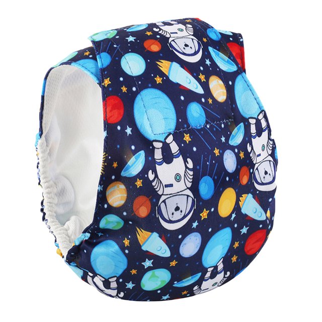 CSChome Pantalons Physiologiques pour Animaux de Compagnie Pantalons Menstruels pour Animaux Motifs de Dessin Animé Mignons Couches pour Chiens Réutilisables Haute Absorption
