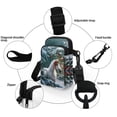 thumbnail image 5 of HELLHERO Winter Horse Joy Double Zipper Women Messenger Bag for Women, Casual Use, 5 of 7