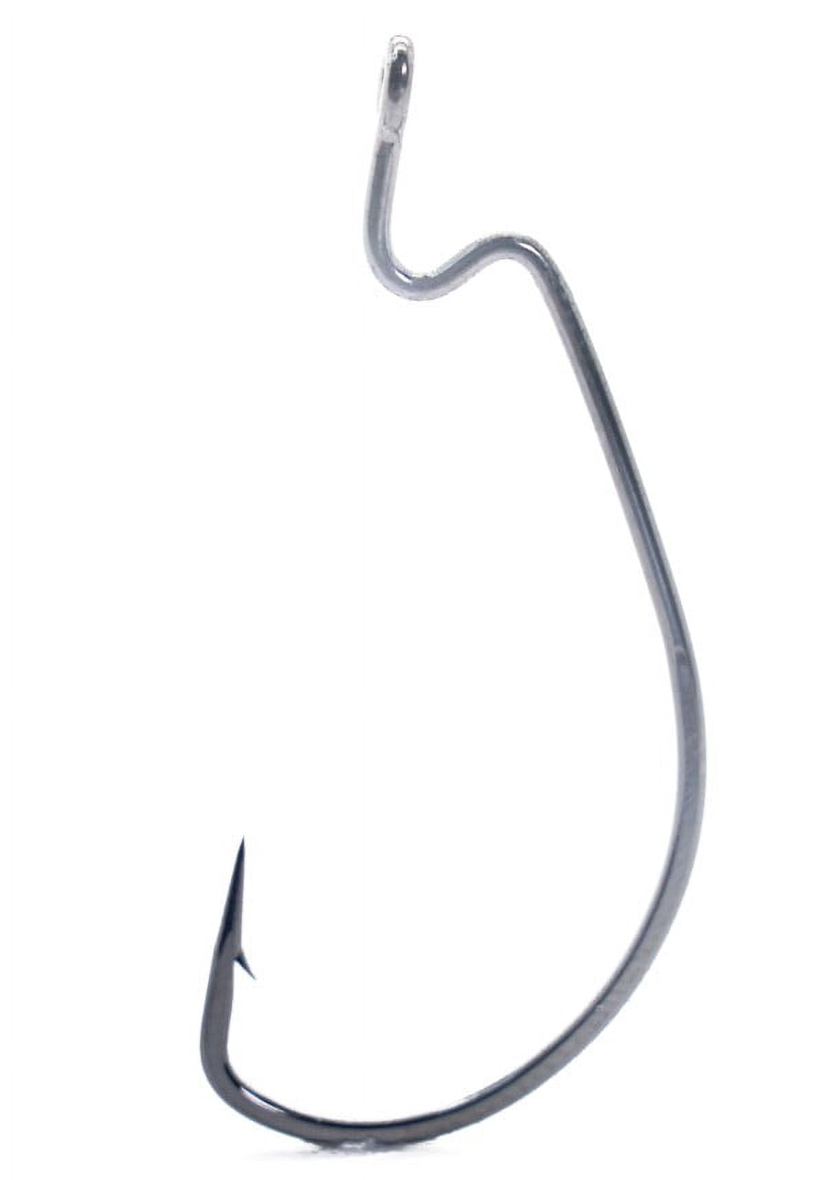 Mustad Offset Octopus Hook (Black Nickel) - Size: #1 8pc