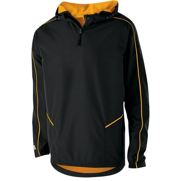 Holloway Sportswear 2XL Wizard Pullover Black/Light Gold 229016