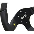 thumbnail image 3 of Sparco 015TMG22TUV Black Steering Wheel for L999 Mugello, 3 of 3