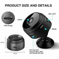thumbnail image 6 of KingShop Mini Security Surveillance Camera 1080P Video Cam APP Recorder Night Vision Home Outdoor Baby Monitor A9 Wireless Cameras, 6 of 9