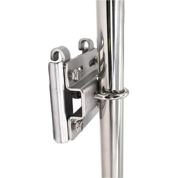 MARINE CITY Stainless Steel Rail Mount Anchor Bracket, 35 lb Capacity, Fits 1 to 1-1/4 Inch Vertical Stanchions, Corrosion-Resistant, Easy to Install, for Boats, Yachts, Ships, and Marines Pack of 1