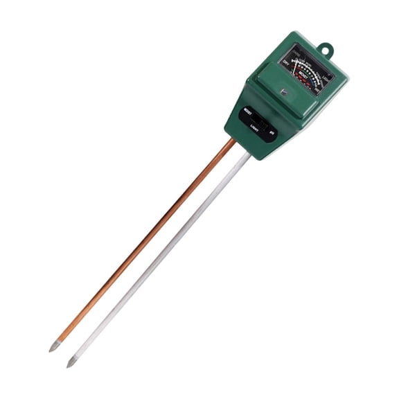 LWVITH 3 in 1 Soil pH Meter for Garden, No Battery Needed Moisture Light Tester, Plant Soil Tester for Indoor Outdoor Plants, Pointer Display Static Powered, 0-50°C, 10.6"x2"x1.5"