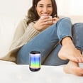 thumbnail image 1 of TopLLC Haut-Parleur Bluetooth 5.0 Sans Fil Subwoofer Portable Batterie Rechargeable Extérieure avec Microphone en Liquidation, 1 of 5