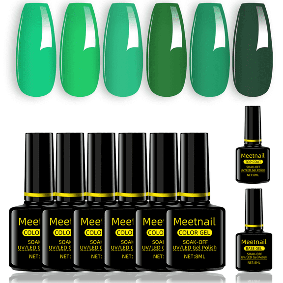 Gel Nail Polish Kit -6 Colors Gel Polish Set Skin Tones Neutral Soak off Gel Nail Kit Manicure Diy Nail Art Salon Home Gift