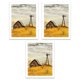 thumbnail image 2 of Ounissouiy 3 piezas de pinturas colgantes sin marco con patrón de paisaje, carteles de arte de pared, imagen, suministros de decoración con Decoración del hogar, 2 of 6