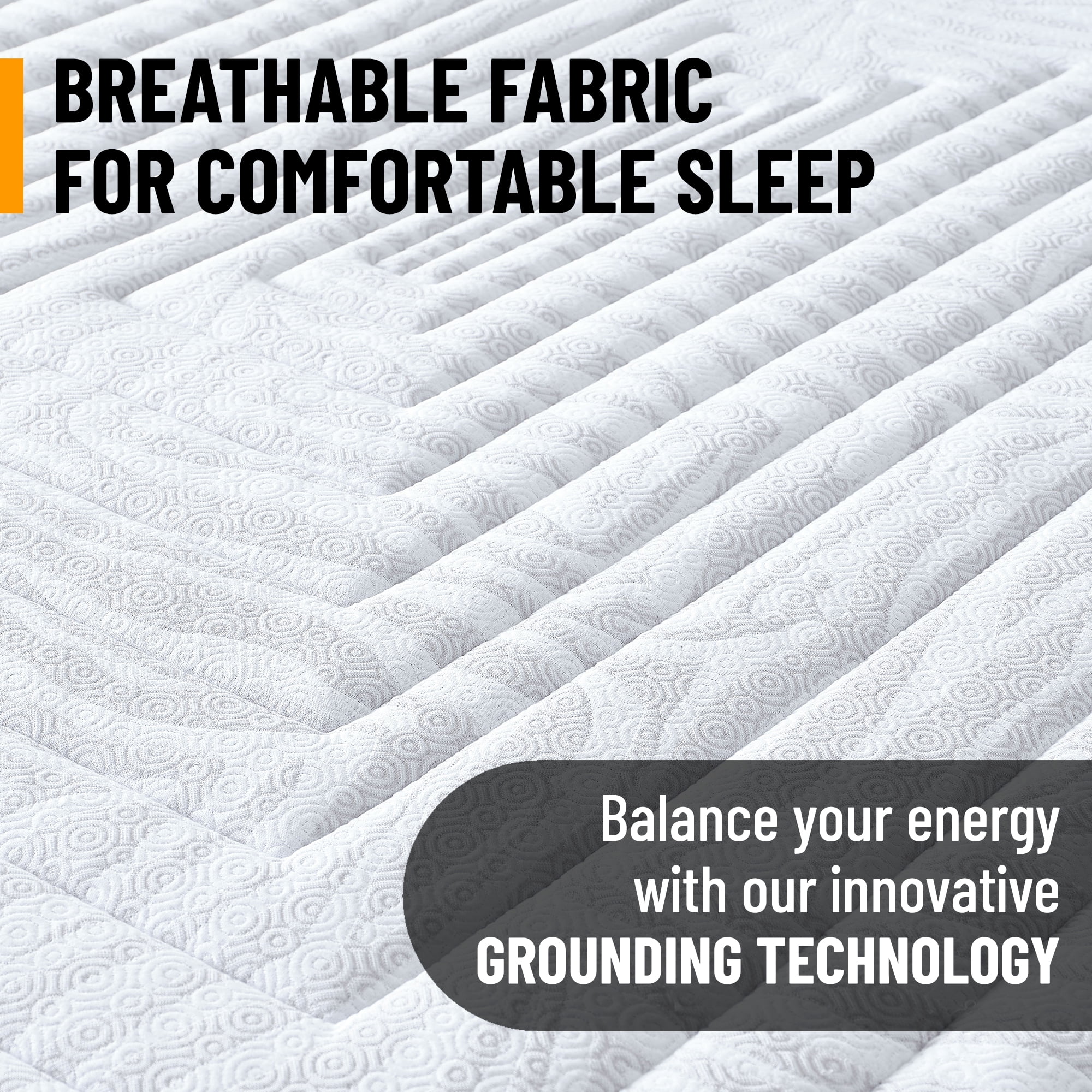 Ottomanson Full 11" Firm Hybrid Mattress, Durability, Pocket Coils, CertiPUR-US, Bed in a Box