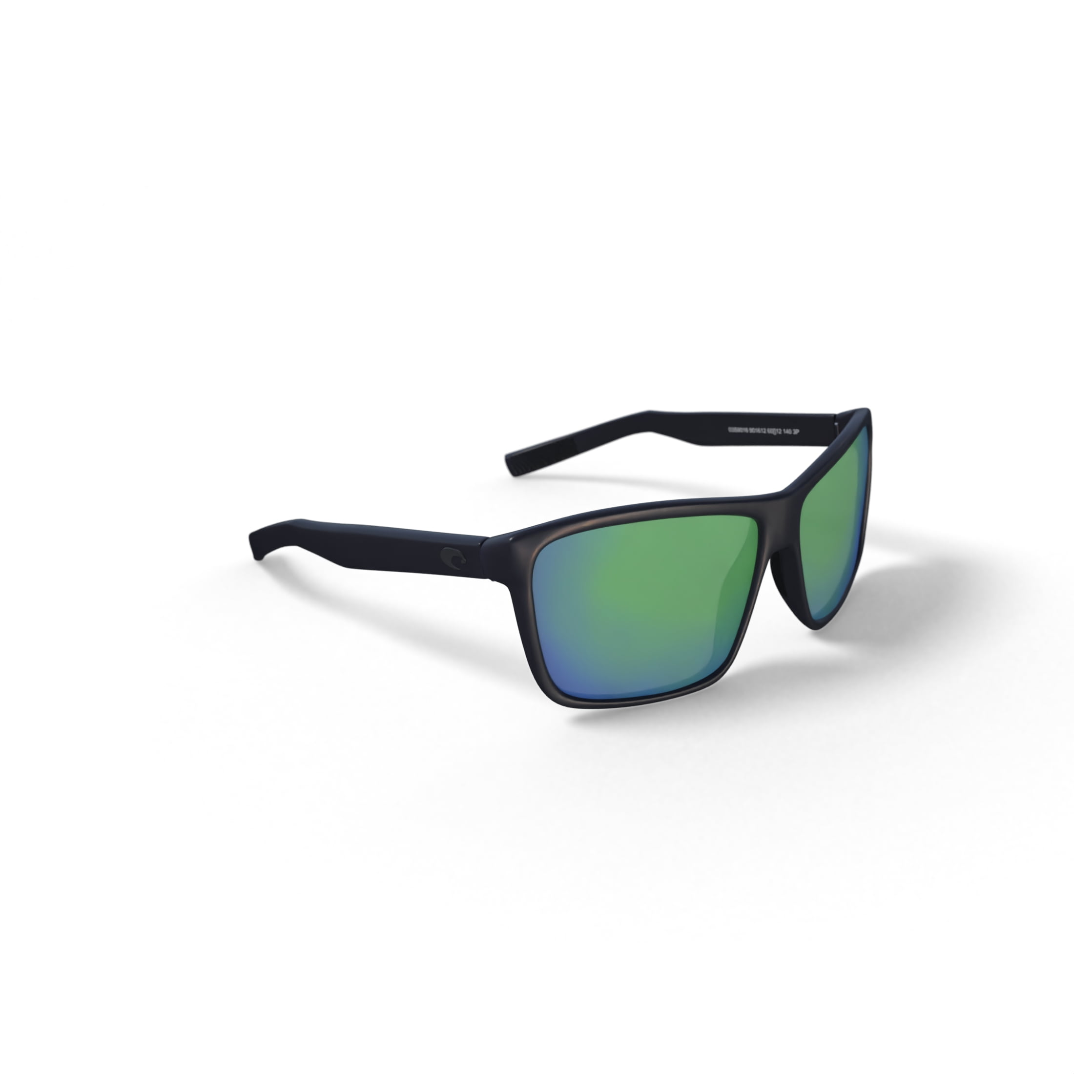 Costa Del Mar Rinconcito Sunglasses, Size 60 Matte Gray with Green Mirror Polarized Polycarbonate 580P Lenses