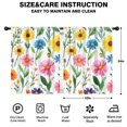 thumbnail image 2 of Blackout Kids Curtains,Pioneer Flower Floral Print Pattern Childrens Insulated Curtains Set Of 2,Bedroom Essentials,Toddler Room Decor 42"x54", 2 of 5