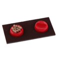 thumbnail image 3 of 1/12 Outdoor Micro Landscape Decor - Miniature Resin Dog Food Bowl Model Toy - Dolls House Pet Accessory, 3 of 8