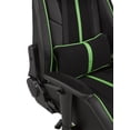thumbnail image 3 of Gaming Chair, Black/Green, 3 of 9
