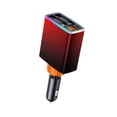 thumbnail image 4 of Cargador de teléfono para automóvil con rotación de 360 degree y curva de 90 degree, fácil de usar, regalo, accesorio portátil Rojo, 4 of 9