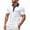 White, variant on Men Polo Shirts Slim Fit Short Sleeve Zipper Down Collared Tees with Pocket Dressy Casual Business Work Mens T-Shirts