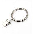 thumbnail image 1 of Solid Curtain Rings/Drapery Ring 10pcs Rustproof Drapery Matte Stainless Steel Metal Curtain Rings with Clips Drapery Rings, Easy to Open and Close Silver Clip Rings, 1 of 4