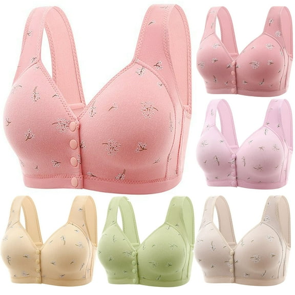 Ahuyic Summer Women Bra,Women Plus Size Bras,Women Casual Fashion Underwired Everyday Bras Lingerie
