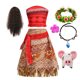 thumbnail image 3 of Girls Moana Vaiana Fantasy Tassel Dress Children Summer Carnival Clothing Set Kids Princess Dress Cosplay Birthday Party Costume, 3 of 5