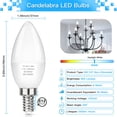 thumbnail image 2 of Bombillas LED tipo candelabro MaxVolador E12, 6 W, 5000 K, 600 lm, 2 of 8