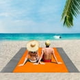 thumbnail image 1 of Bangus Couverture de Plage Résistant au Sable, Très Grand Tapis de Plage Surdimensionné, Grand et Compact Tapis Sans Sable Séchage Rapide, Léger et Durable, 1 of 6