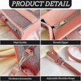 thumbnail image 3 of The Tote Bag for Women, Shining Leather Tote Bag Trendy Top Handle Crossbody Handbags for Work Travel, 3 of 5