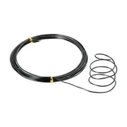 Uxcell Aluminium Wire 16 Ft 1/ 16 inch Dia. Flexible Metal Wire for Crafting Black