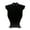 Black, variant on 3D Black White Plastic Necklace Jewelry Display Model Bust Stand Suitable for Home lounge Business Storage Decoration