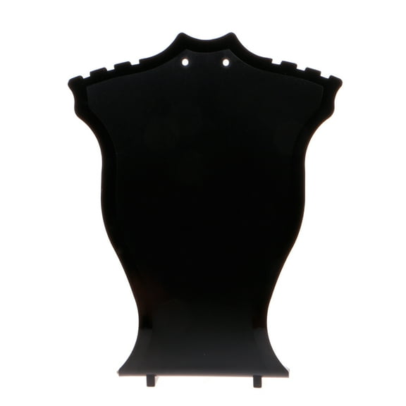 ✪ 3D Black White Plastic Necklace Jewelry Display Model Bust Stand Suitable for Home lounge Business Storage Decoration