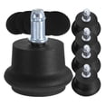 thumbnail image 1 of 5 ruedas fijas para silla de oficina, ruedas giratorias fáciles de convertir en patas estables para todo tipo de suelos, 1 of 8