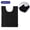 Black, variant on Tripumer U-Shaped Mat Contour Rug 20 x 20 inch Toilet Mat for Bathroom Floor Fluffy Soft Absorbent Water Machine Washable Navy Blue