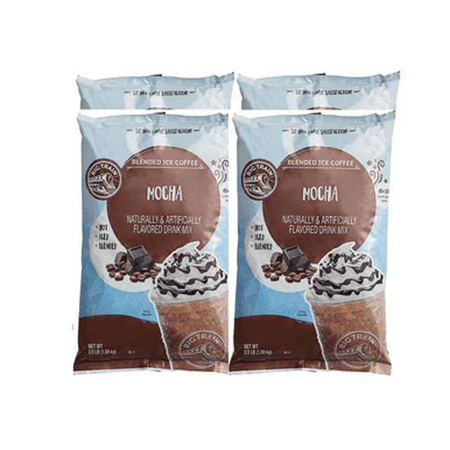 Big Train Mélange de Café Glacé Moka 3,5 lb, 5 Paquets