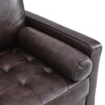 thumbnail image 3 of Modway Valour Leather Armchair in Brown, 3 of 9