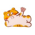 thumbnail image 5 of Broche de tigre de acrílico para niños, 11 Feliz Sencillez, 5 of 5