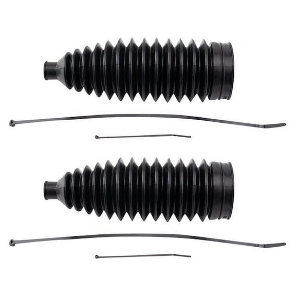 Front Rack and Pinion Bellow Set 2 Piece - Compatible with 2009 - 2017 Chevy Traverse 2010 2011 2012 2013 2014 2015 2016