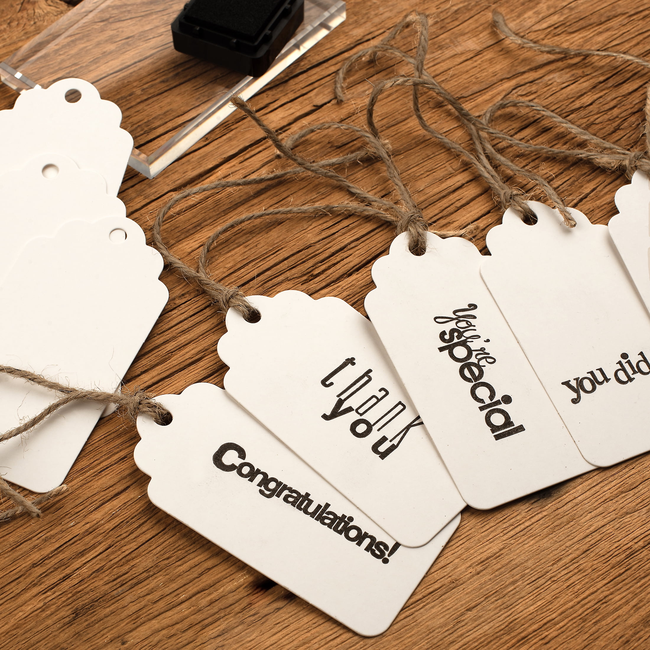 Inkadinkadoo Celebrate Tag Stamp