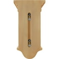 thumbnail image 4 of Ekena Millwork 6 1/2"W x 6 1/2"D x 12"H Raised Fluting Corbel, Red Oak, 4 of 4