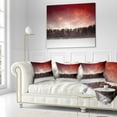 thumbnail image 3 of Designart Sunset over Frozen Lake - Landscape Photography Throw Pillow - 18x18, 3 of 5