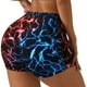 thumbnail image 1 of Fotbe Red And Blue Lightning Shorts Sin Costuras – Shorts Deportivos de Cintura Alta para Mujer, Elásticos para Gimnasio, Yoga, Running o Ciclismo-Large, 1 of 8