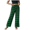 thumbnail image 3 of Boys Pajama Pants Size 10-12 Pajama Pants for Boys Soft Pajama Pants Plaid Long Pj Pants Kids Cute Elastic Waist Bottoms 6-14 Years, 3 of 9