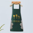 thumbnail image 4 of Coofit Kitchen Apron Funny Waterproof: 2PCS Cooking Apron Bib Apron with Pocket & Towel, 4 of 10