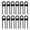 Black, variant on LAZIOEGR 12PCS U-Shaped Baby Safety Locks for 0-6 Years – Adjustable Childproof Cabinet Locks, Tool-Free Install, White