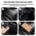thumbnail image 5 of Chririnla Elastic Polyester Car Armrest Box Cover Protector Comfortable Waterproof Car Center Console Cover for Truck, Retro Orange Floral Automotive Center Console Cover, 5 of 6