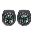 thumbnail image 2 of 2 Pcs Detachable Compass Waterproof Portable Compass Camping Compass Survival Tools For Watch, 2 of 4