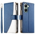 thumbnail image 1 of Funda cartera GANGXUN para Xiaomi Poco X7 Pro , cuero PU con tarjetero, cremallera, correa de mano, soporte y protección 532°, 1 of 6